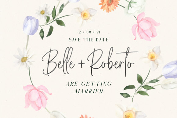 Bloomed Duo Font - Featured Image