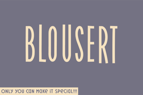Blousert Font - Featured Image