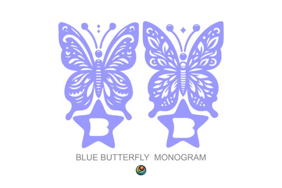 Blue Butterfly Font - Featured Image
