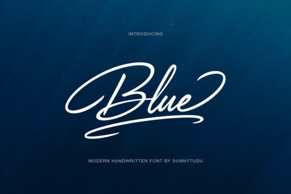 Blue Font - Featured Image