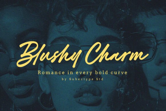 Blushy Charm Font - Featured Image