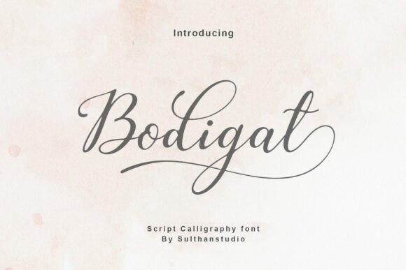 Bodigat Font - Featured Image
