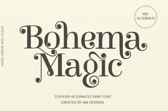 Bohema Magic Font - Featured Image
