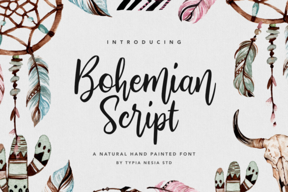 Bohemian Script Font - Featured Image