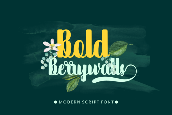 Bold Berrywalls Font - Featured Image