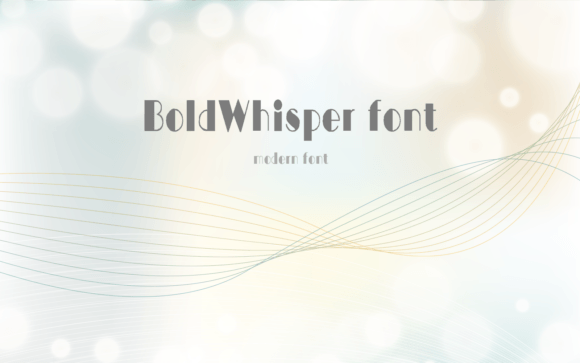 Bold Whisper Font - Featured Image