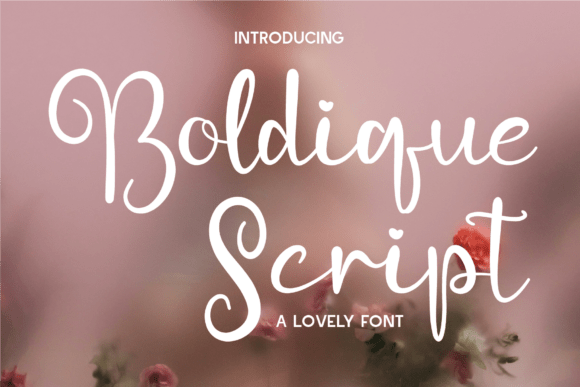Boldique Script Font - Featured Image