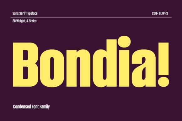 Bondia Font - Featured Image