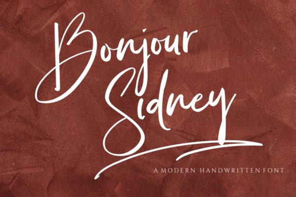 Bonjour Sidney Font - Featured Image