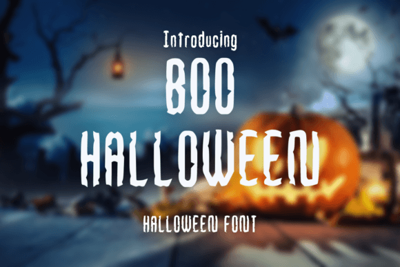 Boo Halloween Font - Featured Image