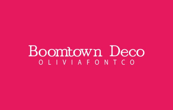 Boomtown Deco Font - Featured Image
