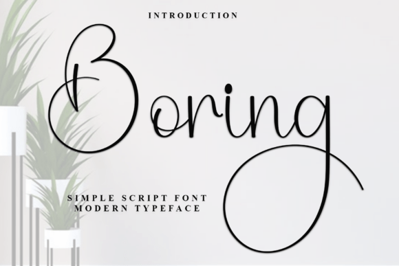 Boring Font - Featured Image
