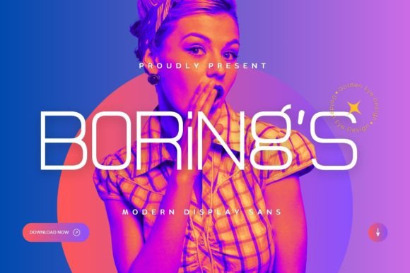 Boring's Font - Featured Image