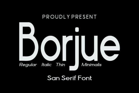 Borjue Font - Featured Image