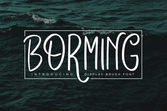 Borming Font - Featured Image