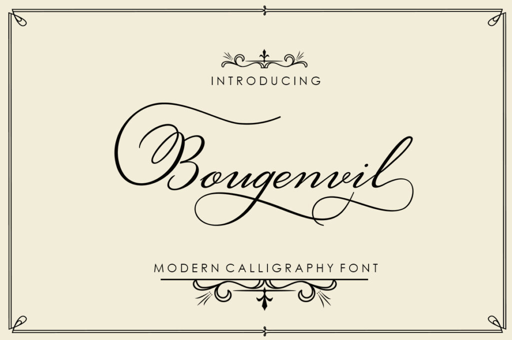 Bougenvil Font - Featured Image
