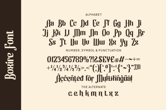 Boxire Font - Featured Image