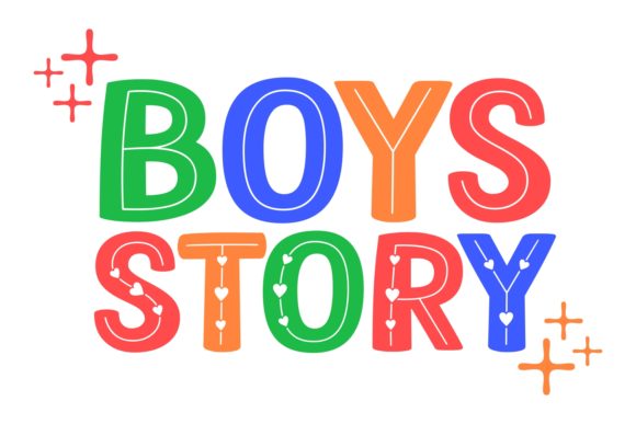Boys Story Font - Featured Image