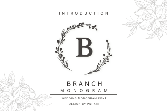 Branch Monogram Font - Featured Image
