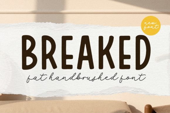 Breaked Font - Featured Image