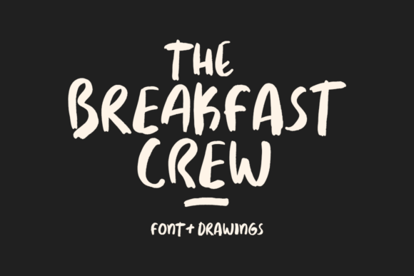 Breakfast Crew Font - Featured Image
