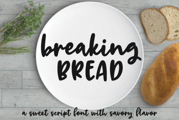 Breaking Bread Font - Featured Image