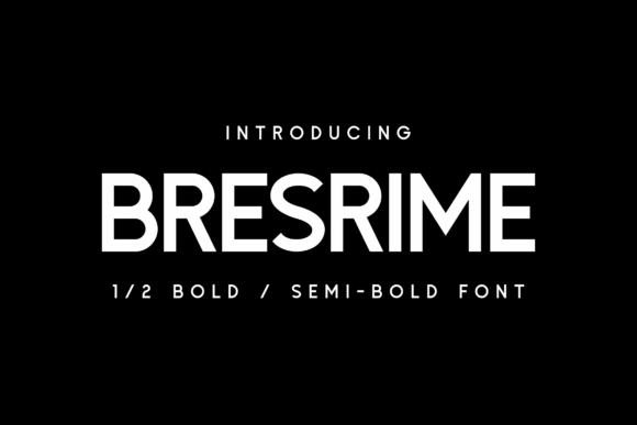 Bresrime Font - Featured Image