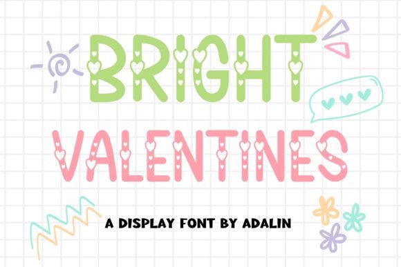 Bright Valentines Font - Featured Image