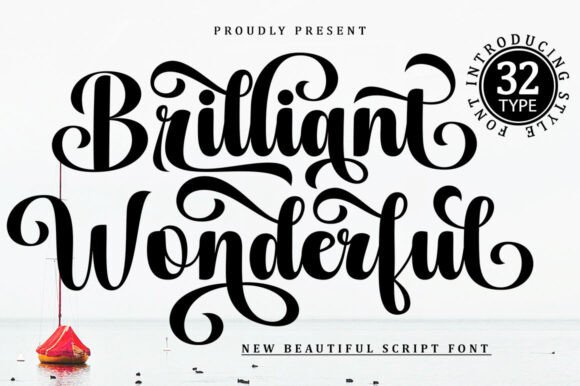 Brilliant Wonderful Font - Featured Image