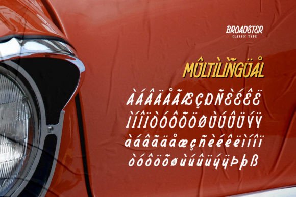 Broadster Font - Featured Image