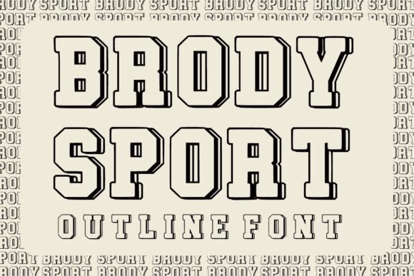 Brody Sport Font - Featured Image