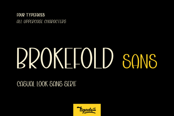 Brokefold Sans Font - Featured Image