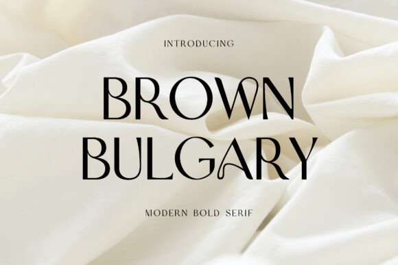 Brown Bulgary Font - Featured Image