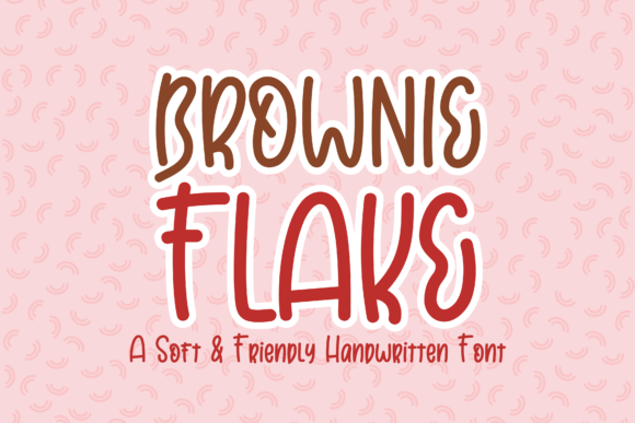 Brownie Flake Font - Featured Image