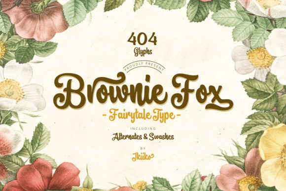 Brownie Fox Font - Featured Image