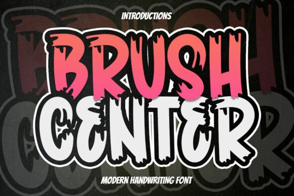 Brush Center Font - Featured Image