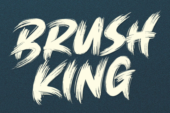 Brush King Font - Featured Image