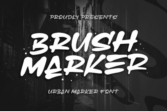 Brush Marker Font - Featured Image