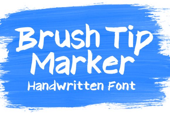 Brush Tip Marker Font - Featured Image