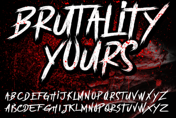 Brutality Yours Font - Featured Image