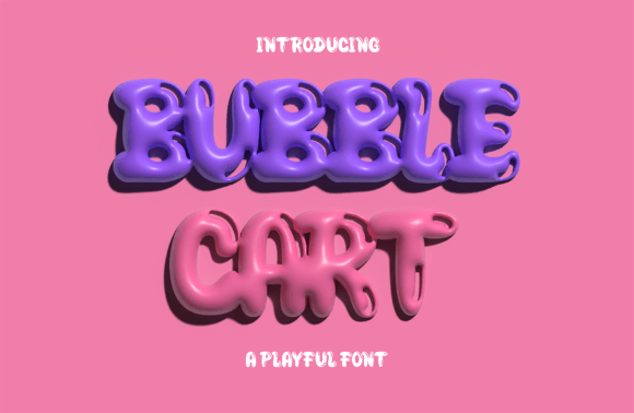 Bubble Cart Font - Featured Image