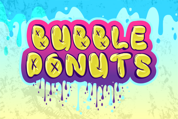 Bubble Donuts Font - Featured Image