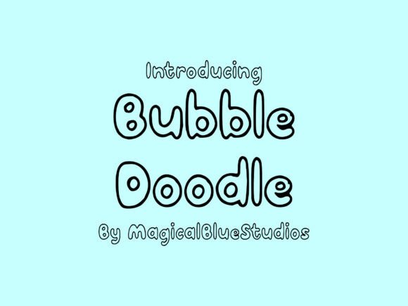 Bubble Doodle Font - Featured Image