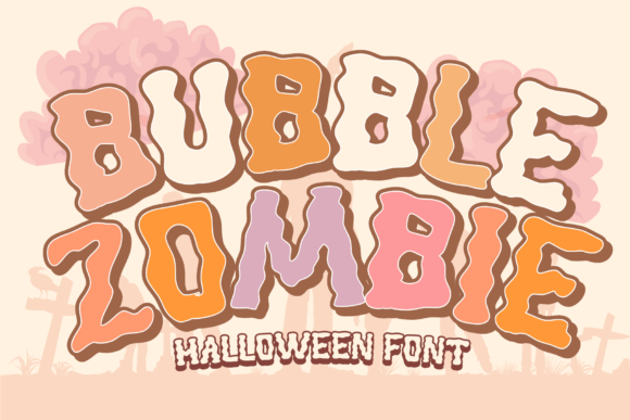 Bubble Zombie Font - Featured Image