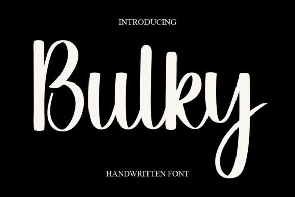 Bulky Font - Featured Image