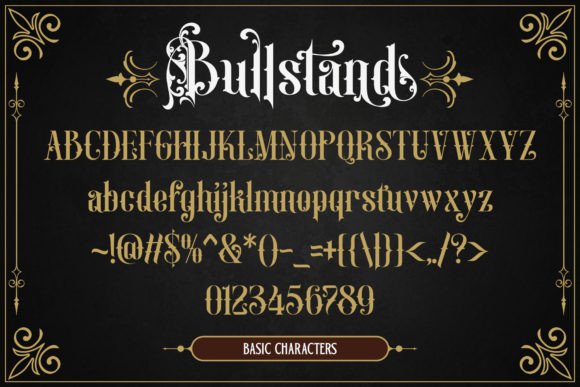 Bull Stand Font - Featured Image