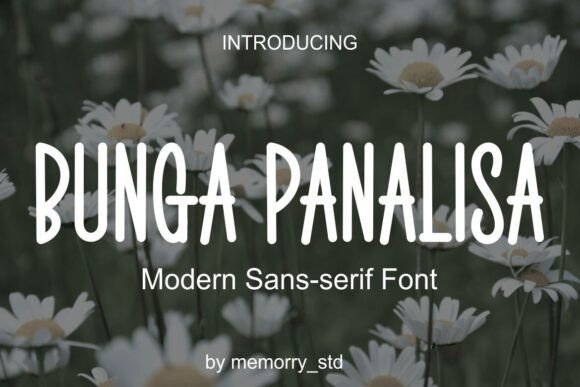 Bunga Panalisa Font - Featured Image