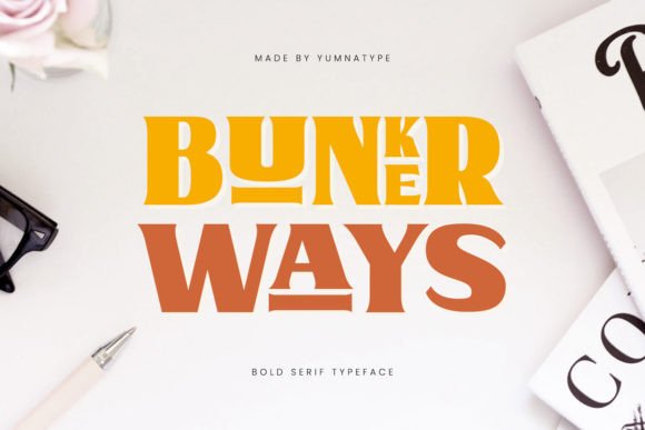Bunker Ways Font - Featured Image