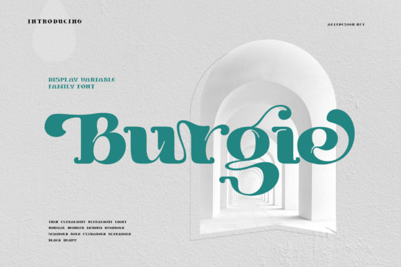 Burgie Font - Featured Image