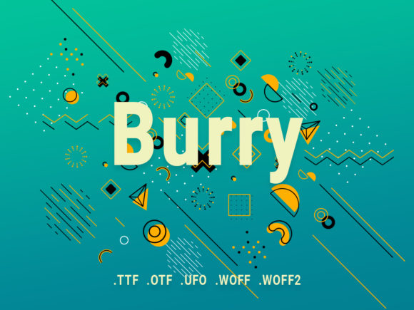 Burry Font - Featured Image
